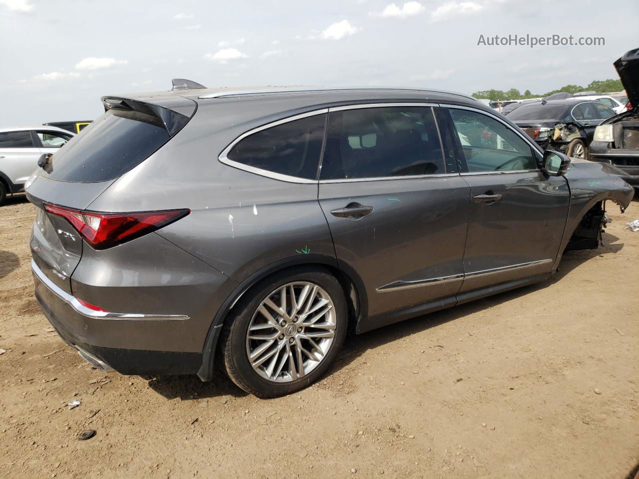 2023 Acura Mdx Advance Серый vin: 5J8YE1H85PL032232