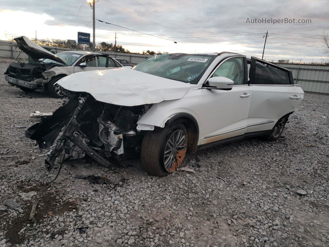 2023 Acura Mdx Advance White vin: 5J8YE1H86PL013611