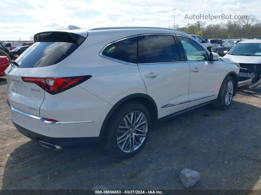 2023 Acura Mdx Advance Package White vin: 5J8YE1H88PL032337