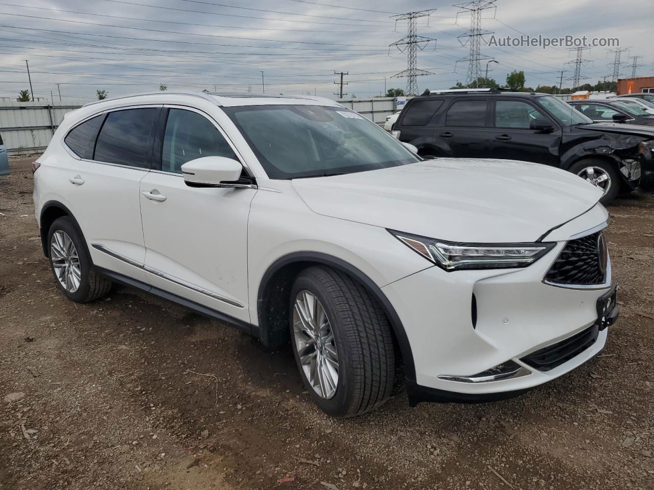 2023 Acura Mdx Advance White vin: 5J8YE1H88PL038901