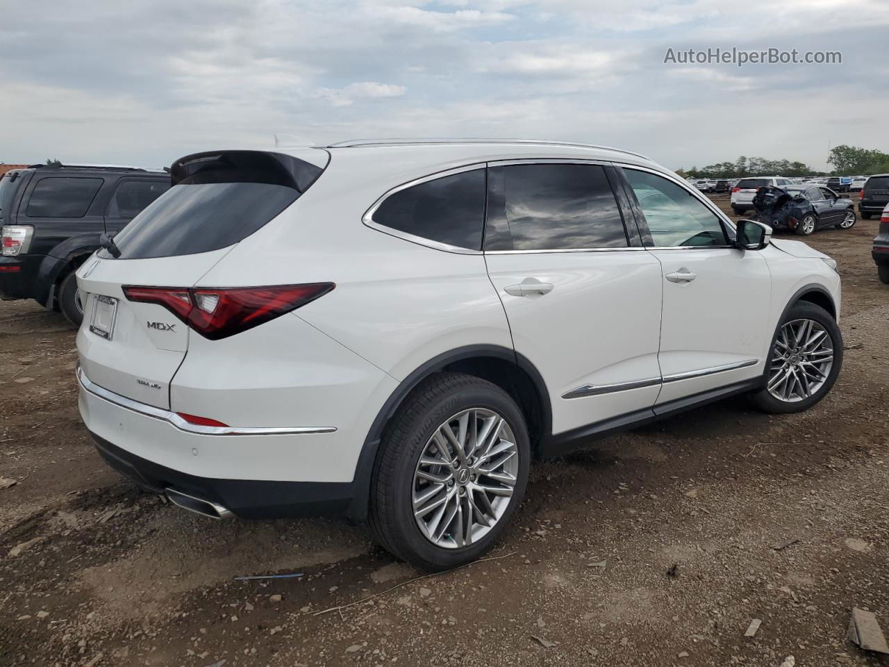 2023 Acura Mdx Advance White vin: 5J8YE1H88PL038901