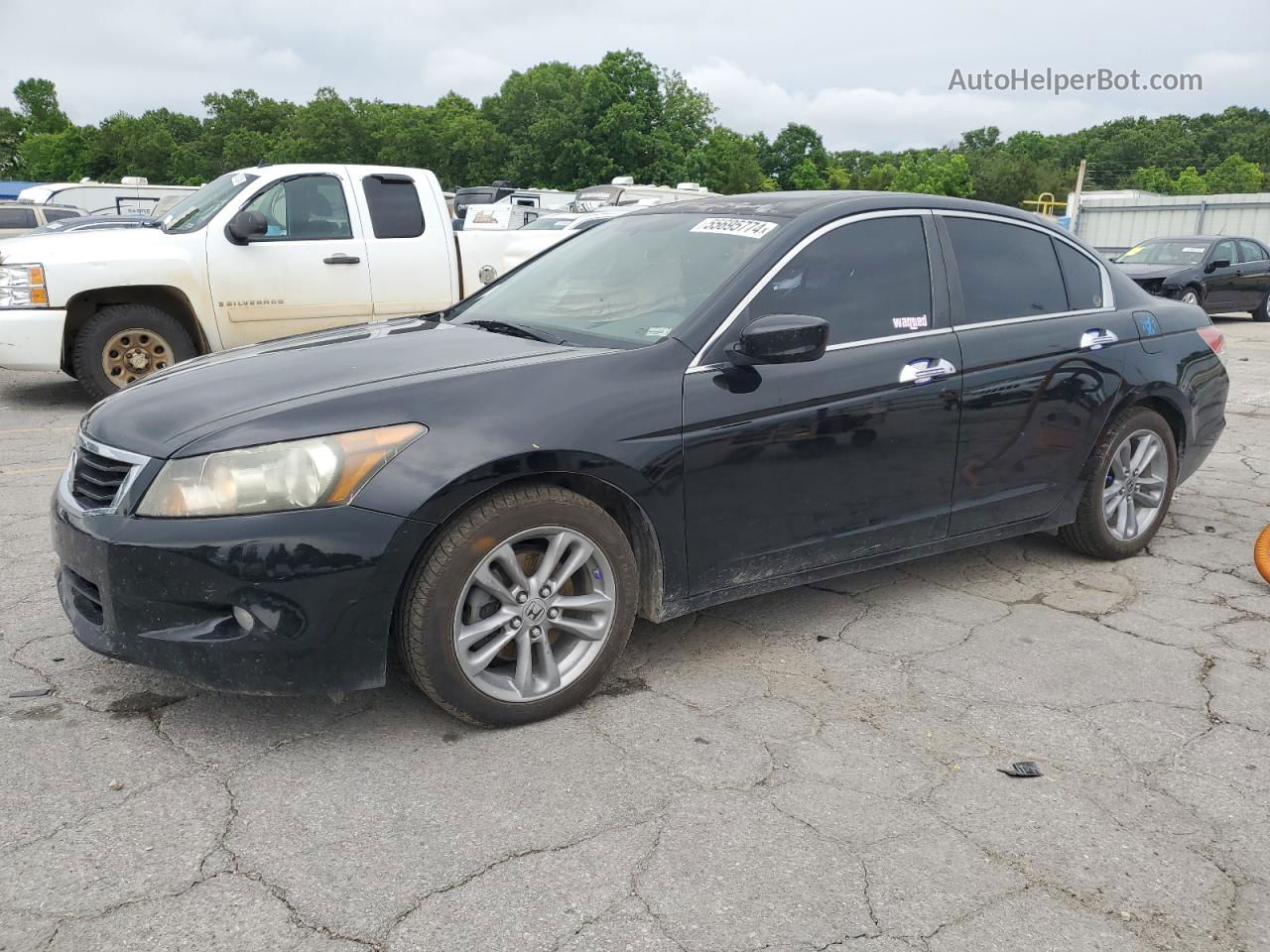 2009 Honda Accord Exl Black vin: 5KBCP36839B501844