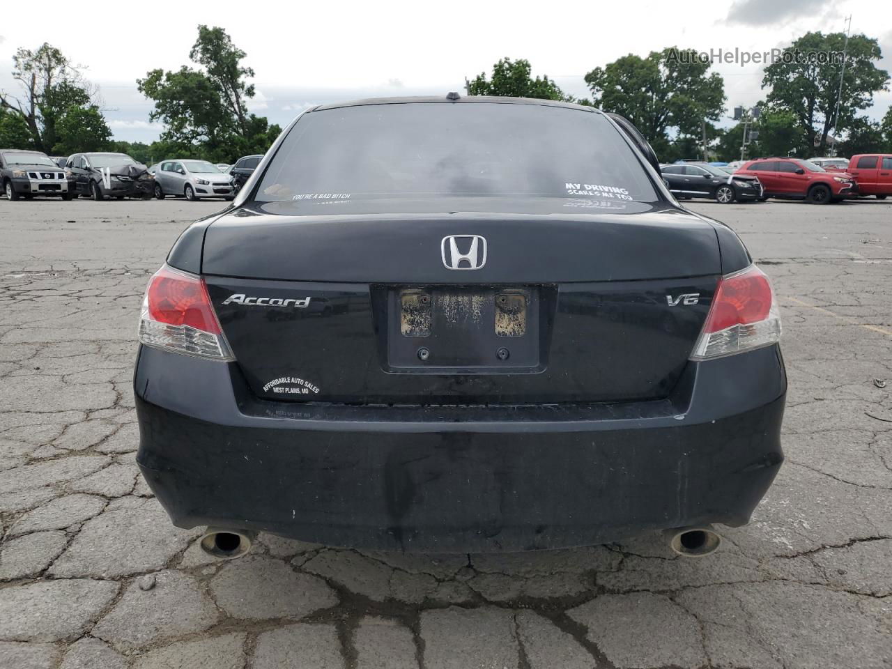 2009 Honda Accord Exl Black vin: 5KBCP36839B501844