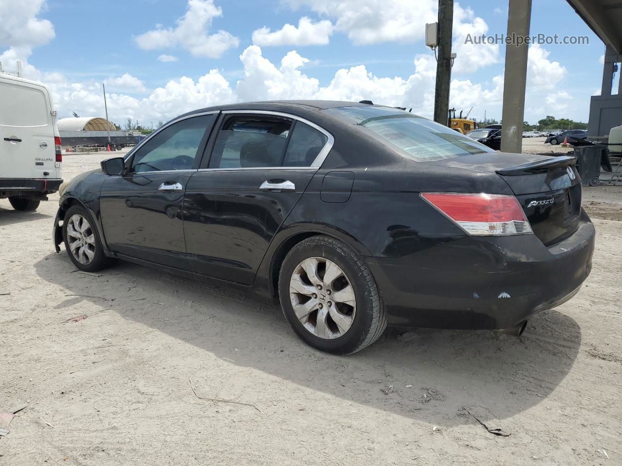 2009 Honda Accord Exl Black vin: 5KBCP368X9B002622