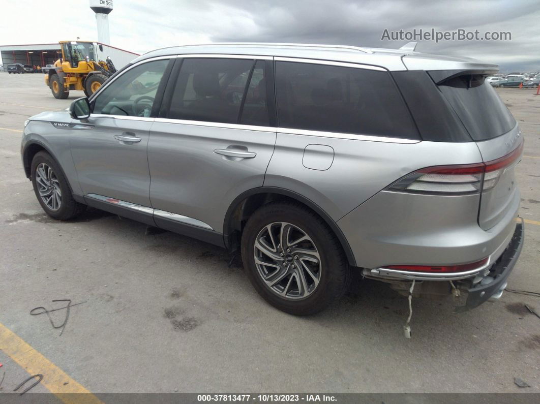 2020 Lincoln Aviator Standard Silver vin: 5LM5J6XC5LGL25883