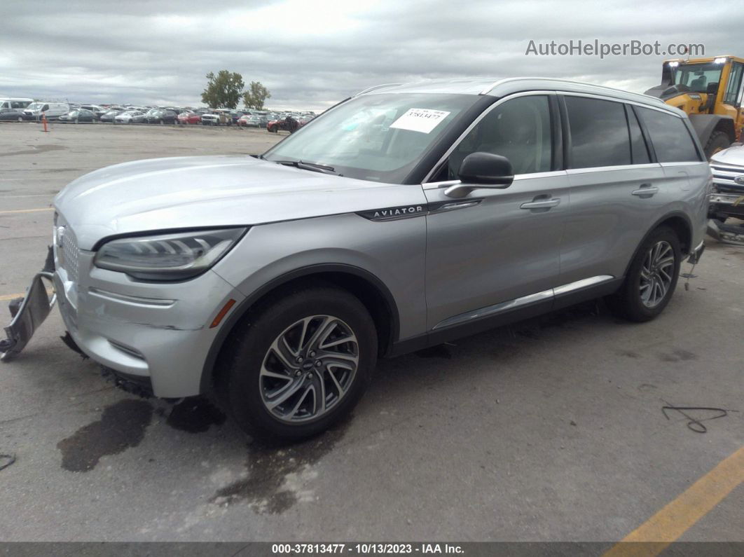 2020 Lincoln Aviator Standard Silver vin: 5LM5J6XC5LGL25883