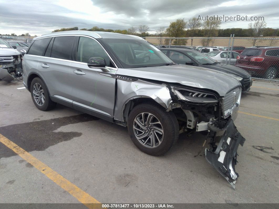 2020 Lincoln Aviator Standard Silver vin: 5LM5J6XC5LGL25883