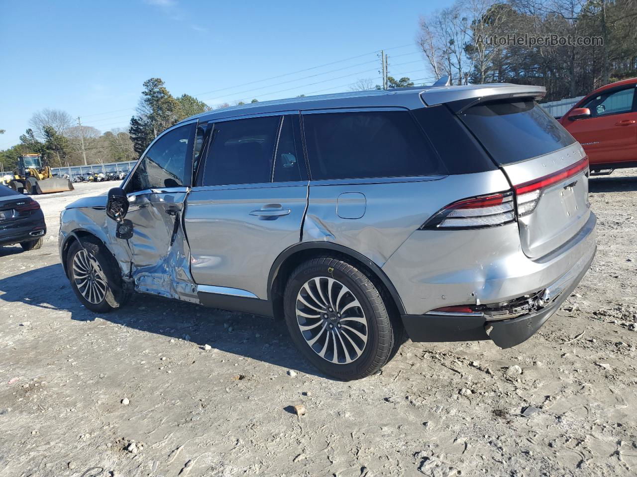 2020 Lincoln Aviator Reserve Silver vin: 5LM5J7WC1LGL38038