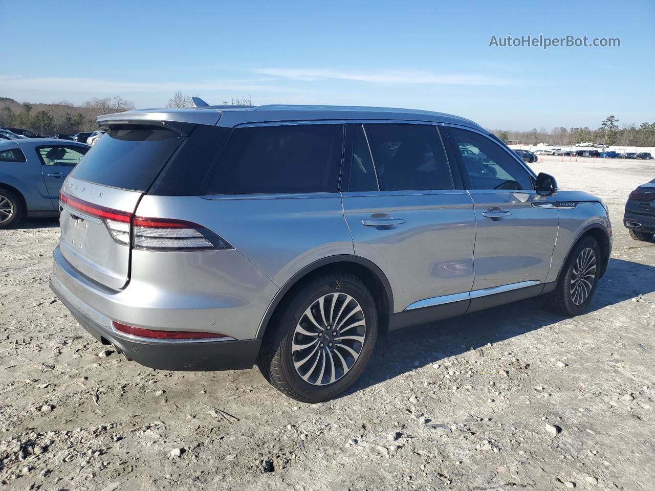 2020 Lincoln Aviator Reserve Silver vin: 5LM5J7WC1LGL38038