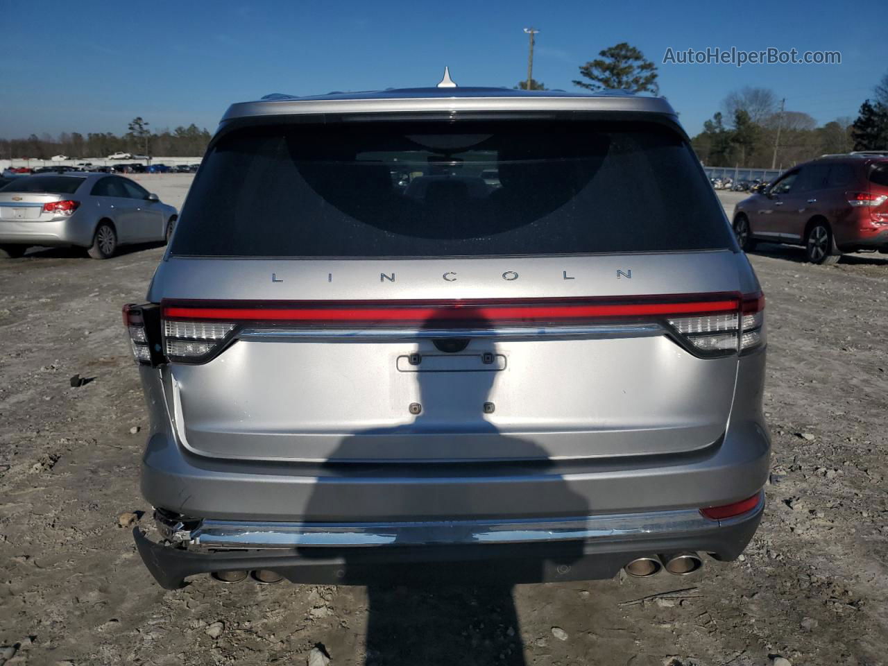 2020 Lincoln Aviator Reserve Silver vin: 5LM5J7WC1LGL38038