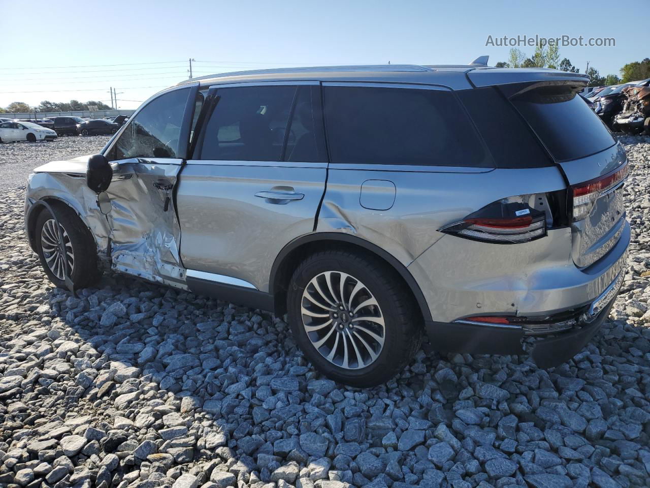 2020 Lincoln Aviator Reserve Silver vin: 5LM5J7WC1LGL38038