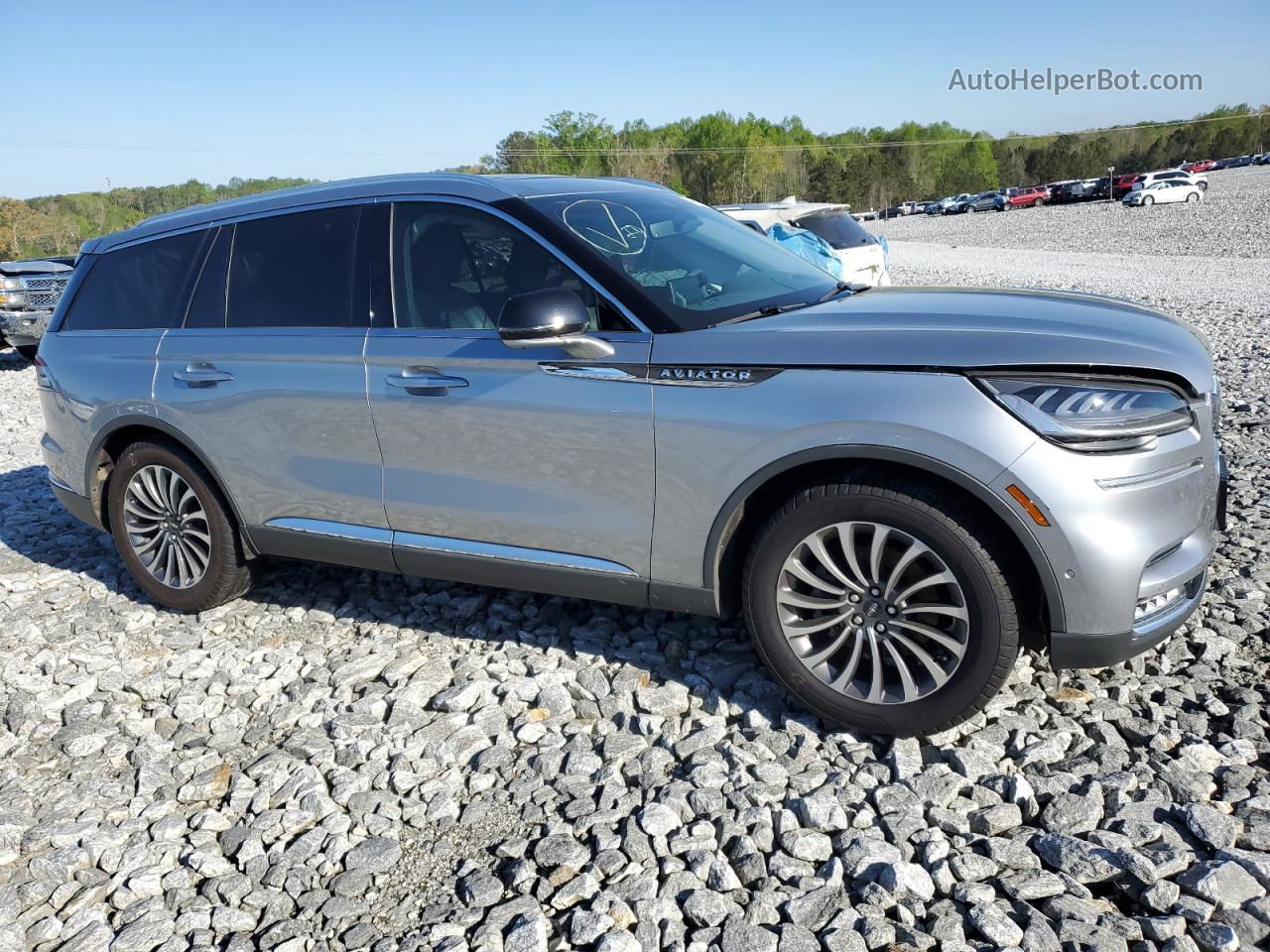 2020 Lincoln Aviator Reserve Silver vin: 5LM5J7WC1LGL38038