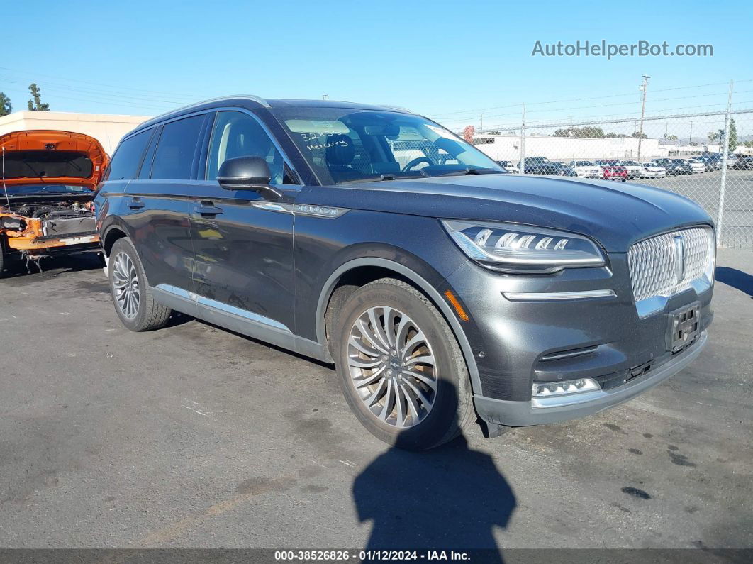 2020 Lincoln Aviator Reserve Серый vin: 5LM5J7WC3LGL11276