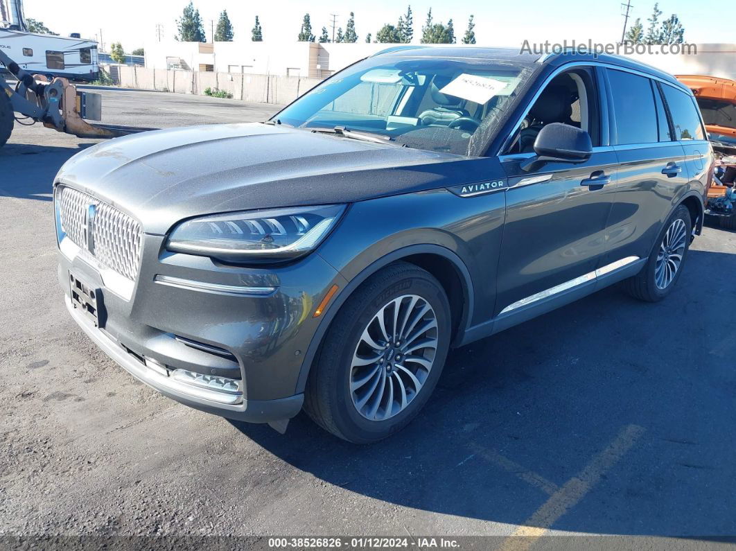 2020 Lincoln Aviator Reserve Серый vin: 5LM5J7WC3LGL11276