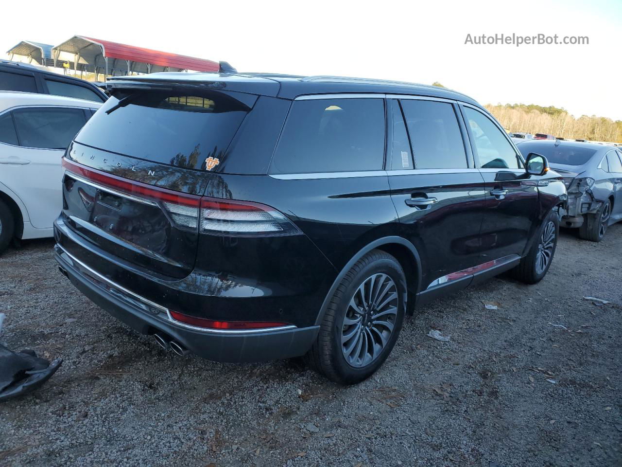 2020 Lincoln Aviator Reserve Черный vin: 5LM5J7WC4LGL19371