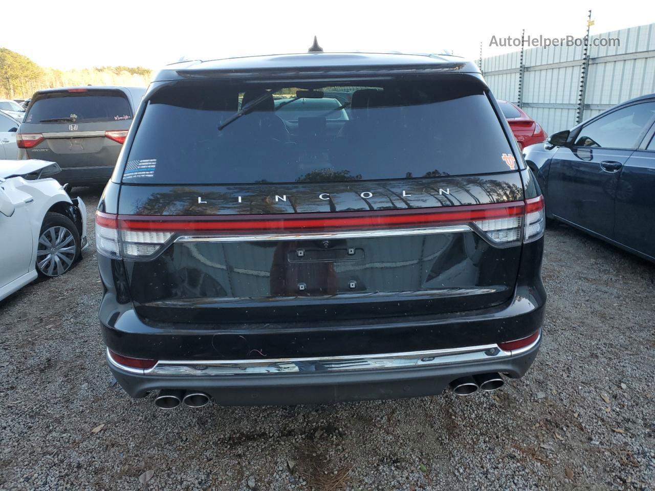 2020 Lincoln Aviator Reserve Black vin: 5LM5J7WC4LGL19371