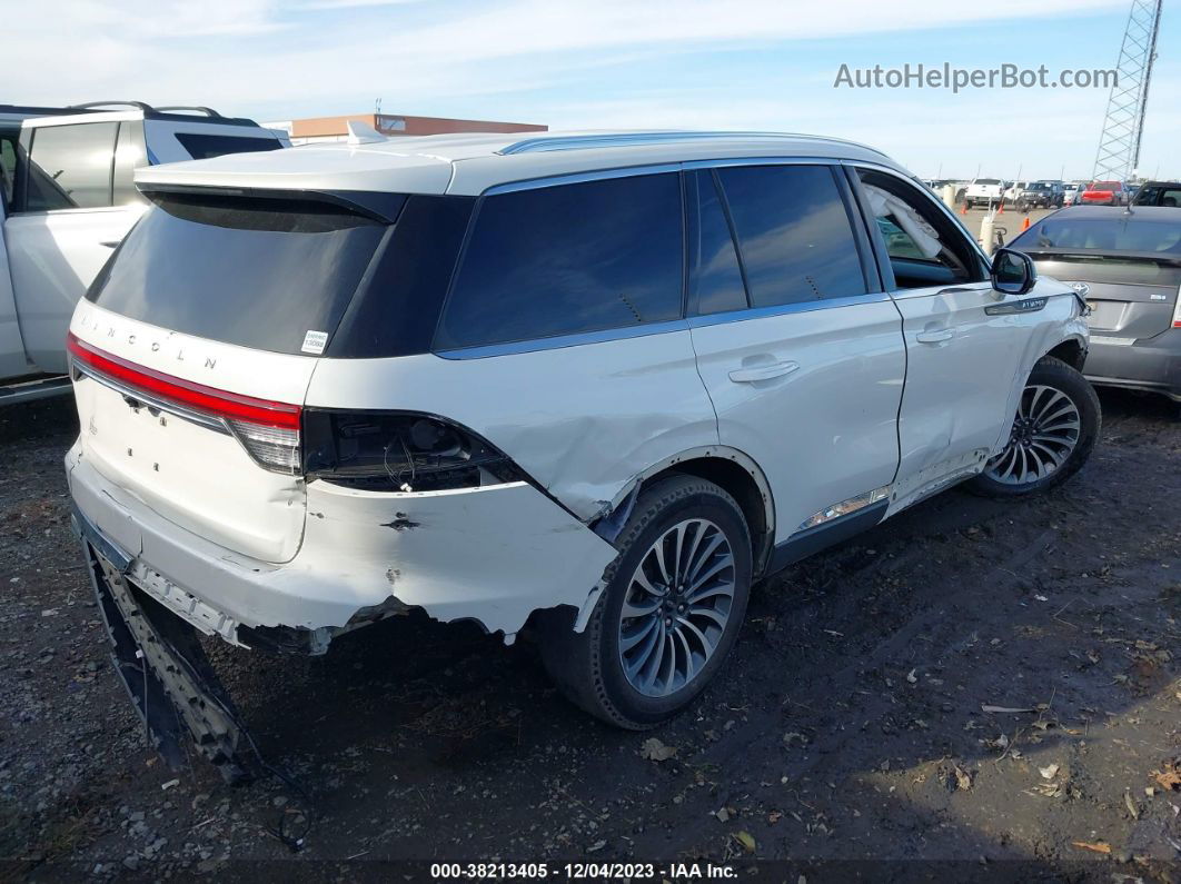 2020 Lincoln Aviator Reserve White vin: 5LM5J7WC4LGL37711