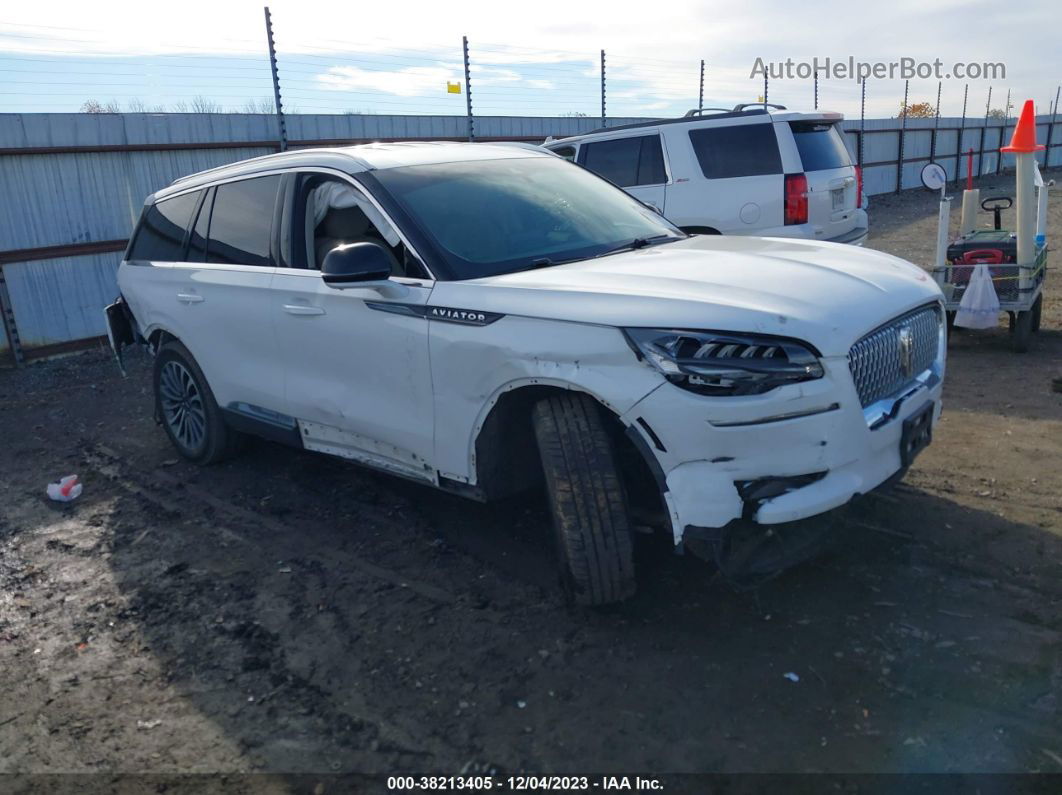 2020 Lincoln Aviator Reserve White vin: 5LM5J7WC4LGL37711