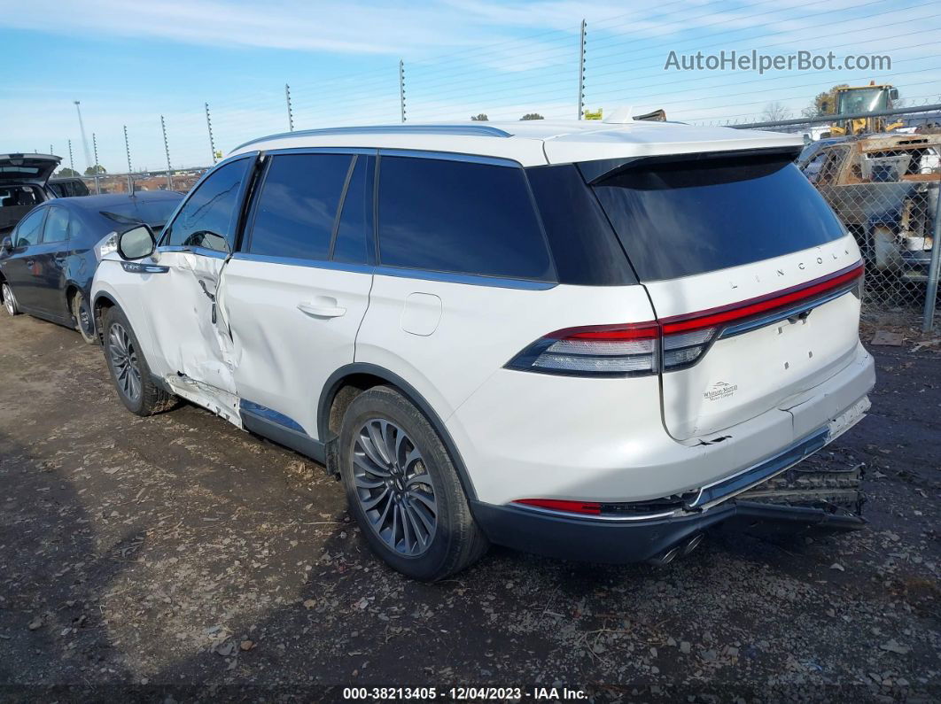 2020 Lincoln Aviator Reserve White vin: 5LM5J7WC4LGL37711