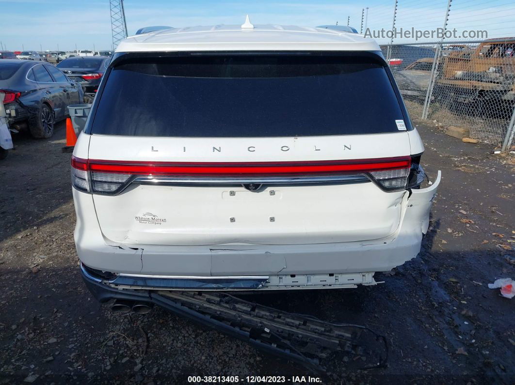 2020 Lincoln Aviator Reserve White vin: 5LM5J7WC4LGL37711