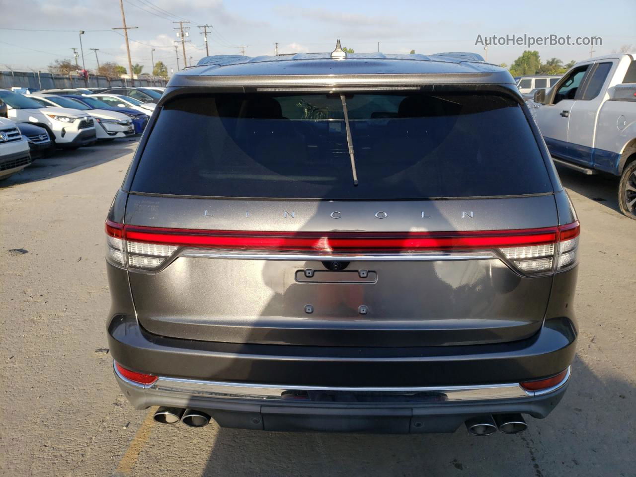 2020 Lincoln Aviator Reserve Gray vin: 5LM5J7WC6LGL17511