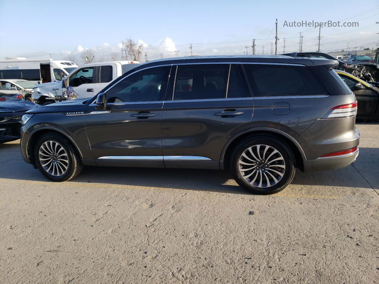 2020 Lincoln Aviator Reserve Gray vin: 5LM5J7WC6LGL17511