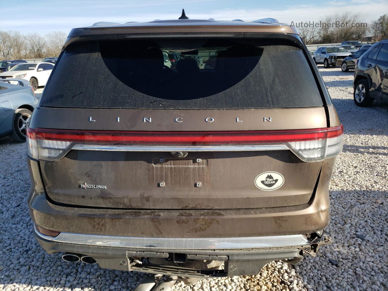 2020 Lincoln Aviator Reserve Brown vin: 5LM5J7WCXNGL07860