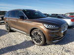 2020 Lincoln Aviator Reserve Brown vin: 5LM5J7WCXNGL07860