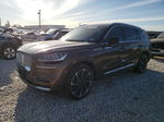 2020 Lincoln Aviator Reserve Brown vin: 5LM5J7WCXNGL07860