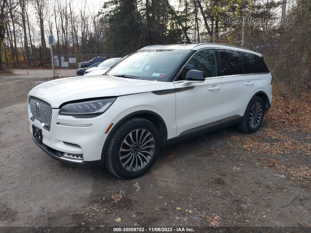 2020 Lincoln Aviator Reserve White vin: 5LM5J7XC0LGL26624