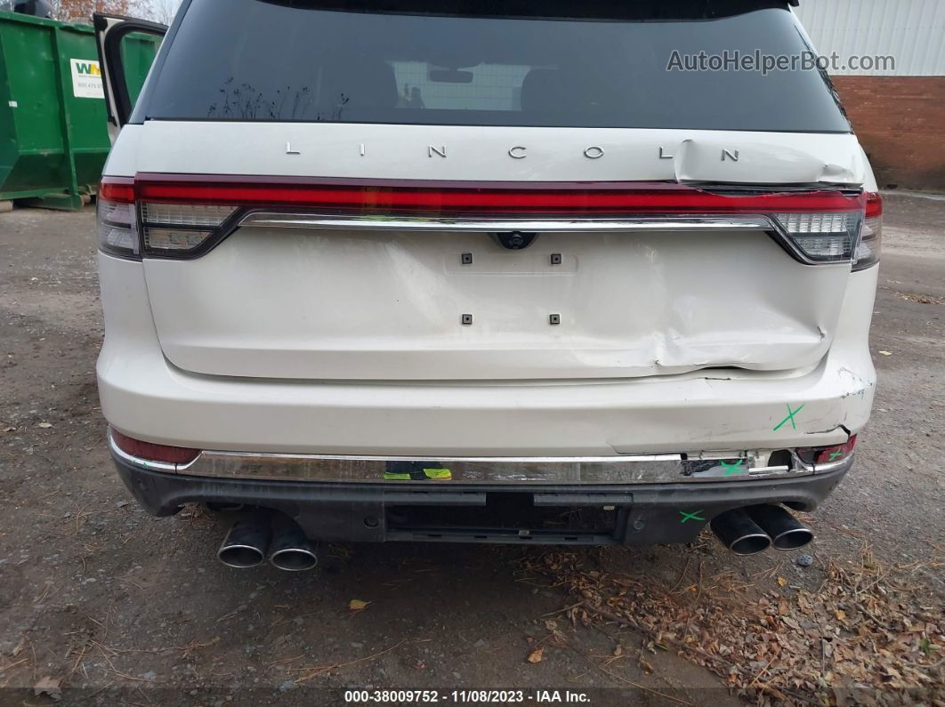 2020 Lincoln Aviator Reserve White vin: 5LM5J7XC0LGL26624