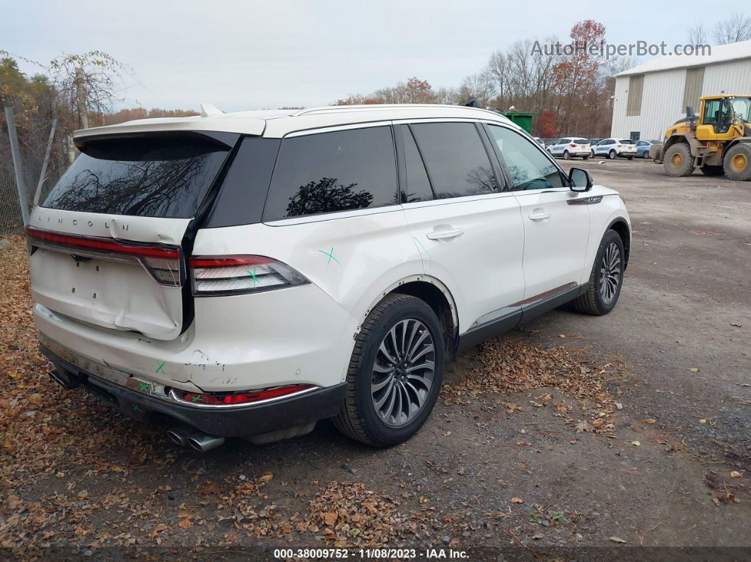 2020 Lincoln Aviator Reserve White vin: 5LM5J7XC0LGL26624