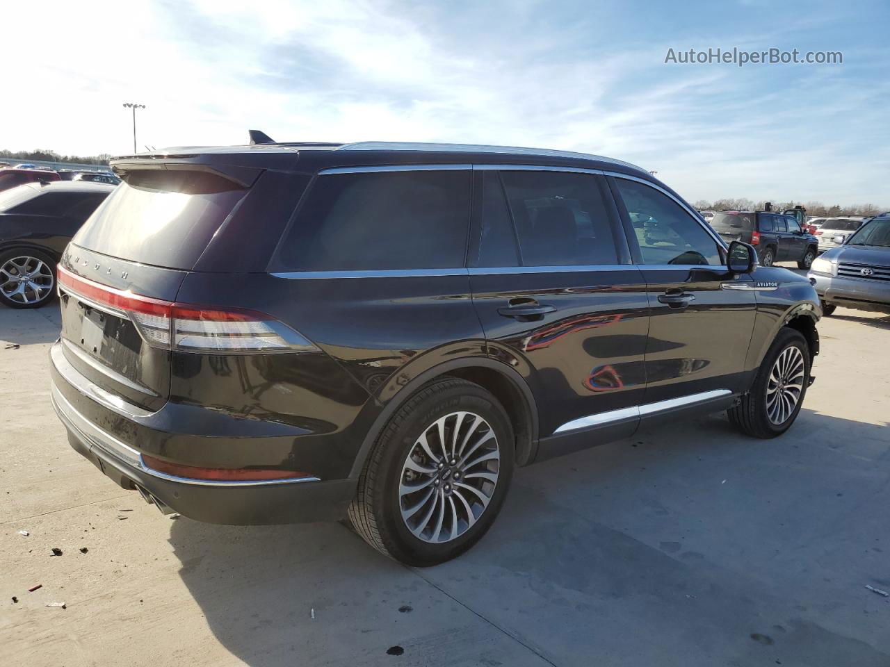 2020 Lincoln Aviator Reserve Черный vin: 5LM5J7XC1LGL13171