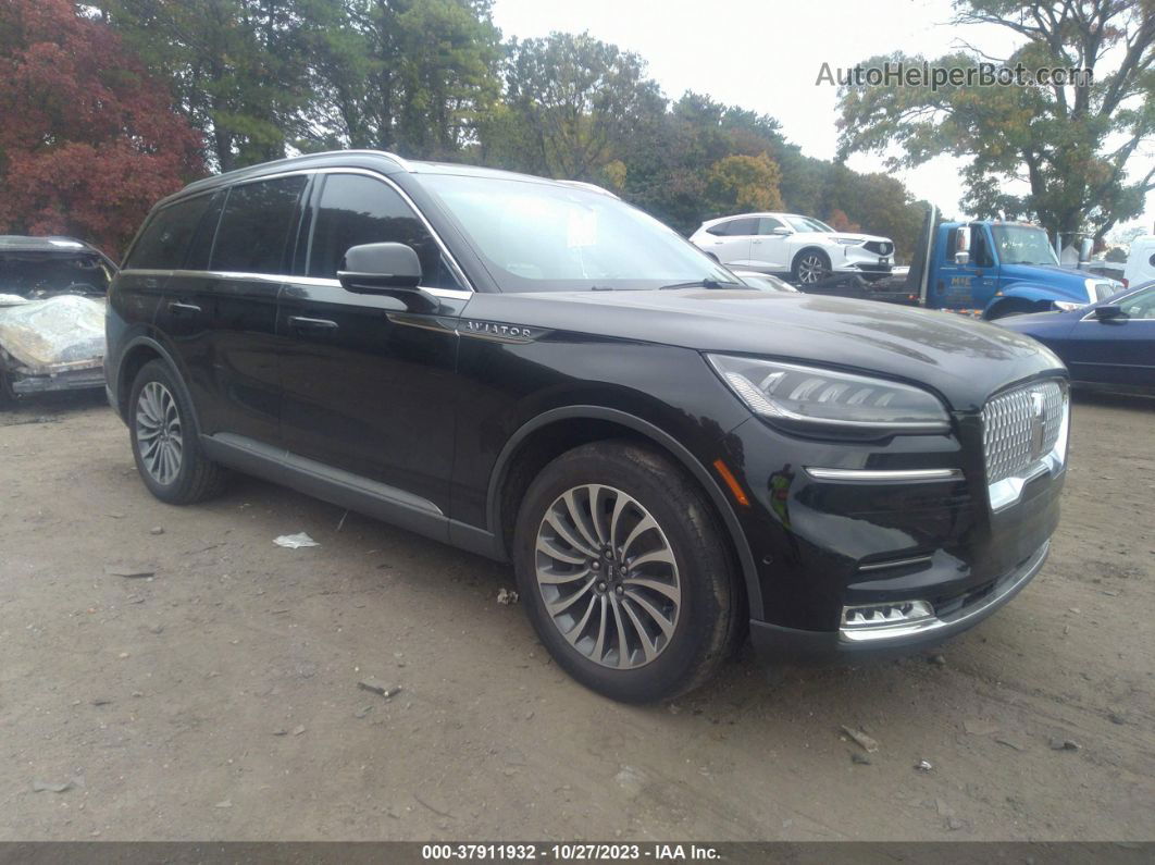 2020 Lincoln Aviator Reserve Black vin: 5LM5J7XC1LGL16295