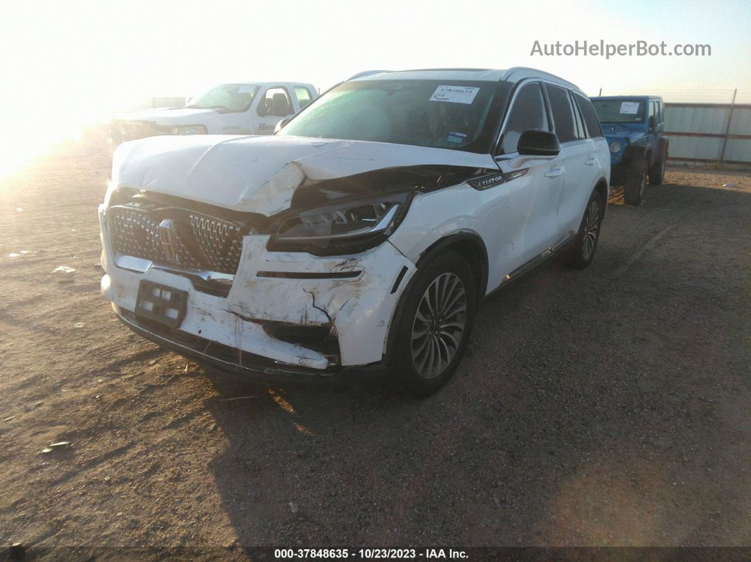 2020 Lincoln Aviator Reserve White vin: 5LM5J7XC1LGL17530