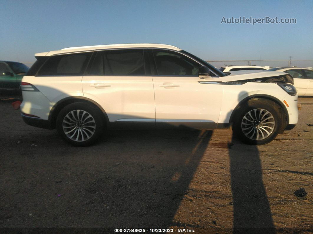 2020 Lincoln Aviator Reserve White vin: 5LM5J7XC1LGL17530