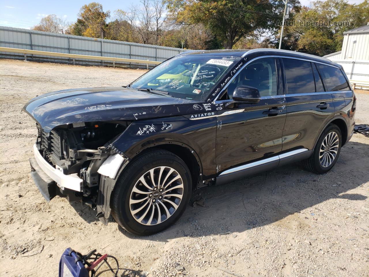 2020 Lincoln Aviator Reserve Black vin: 5LM5J7XC1LGL20556