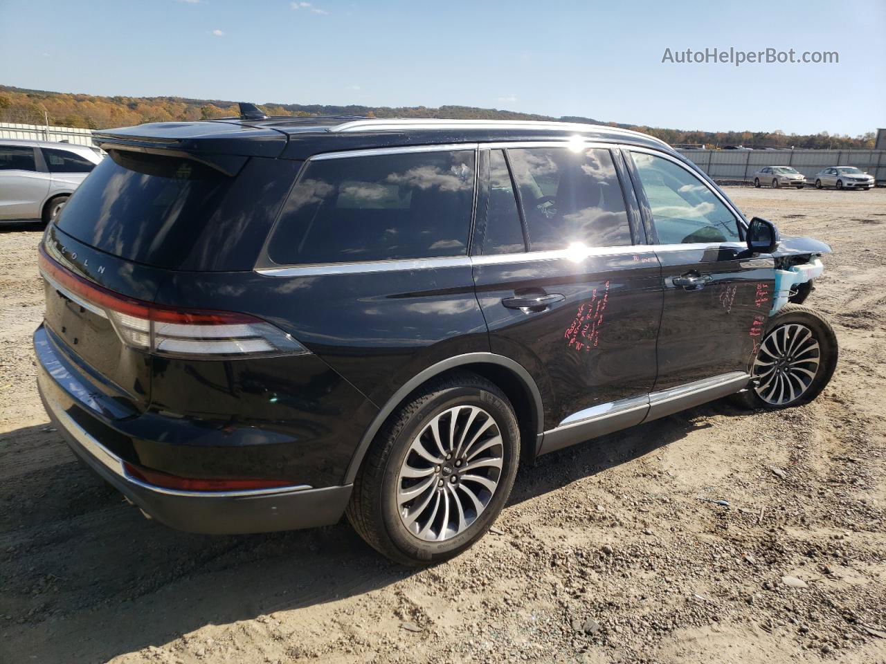 2020 Lincoln Aviator Reserve Black vin: 5LM5J7XC1LGL20556