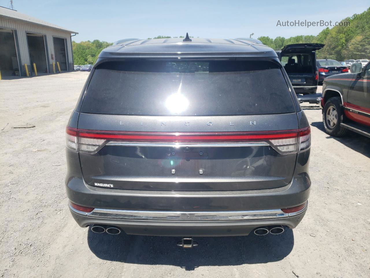 2020 Lincoln Aviator Reserve Gray vin: 5LM5J7XC2LGL21506