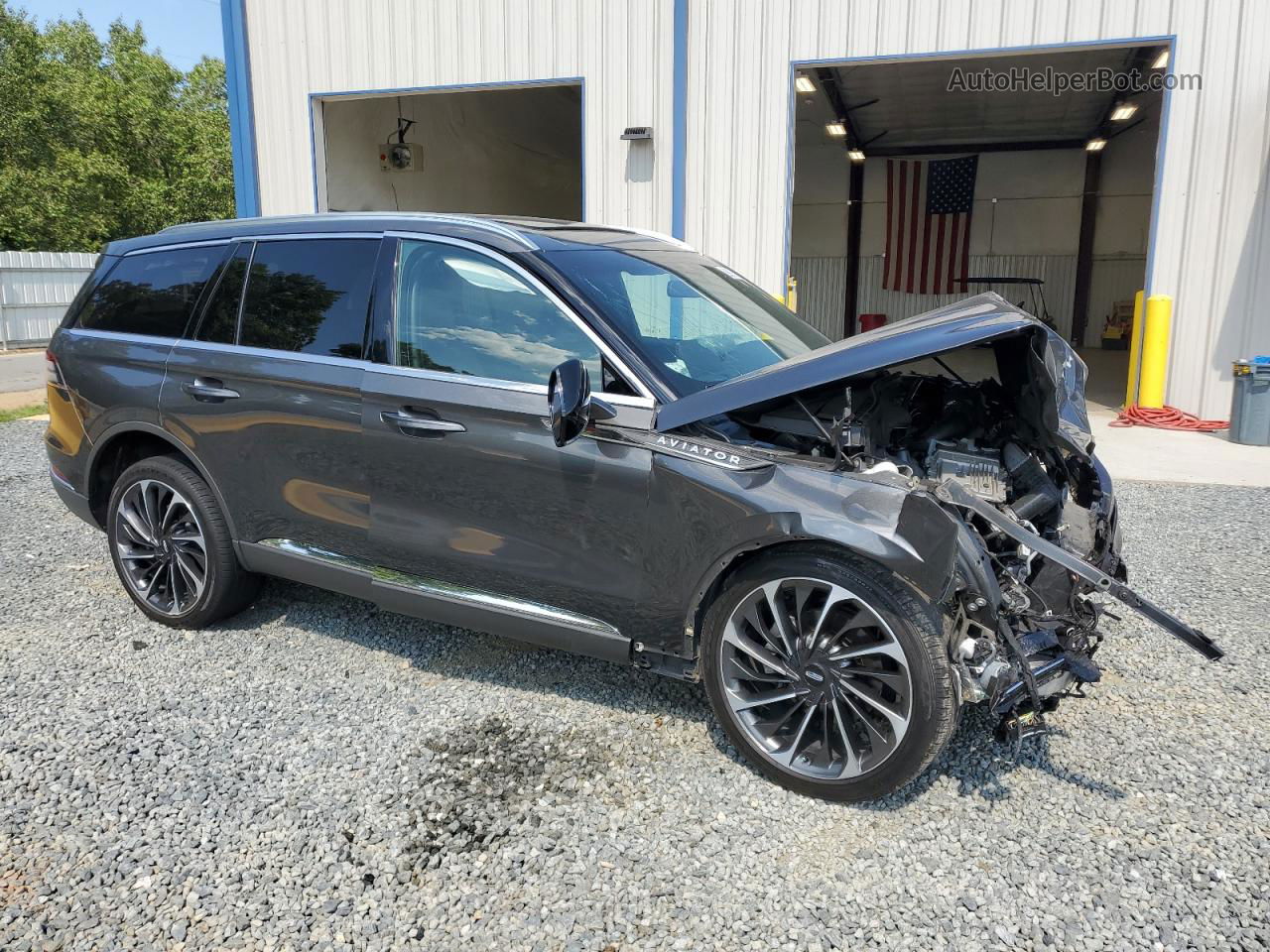 2020 Lincoln Aviator Reserve Gray vin: 5LM5J7XC3LGL09137