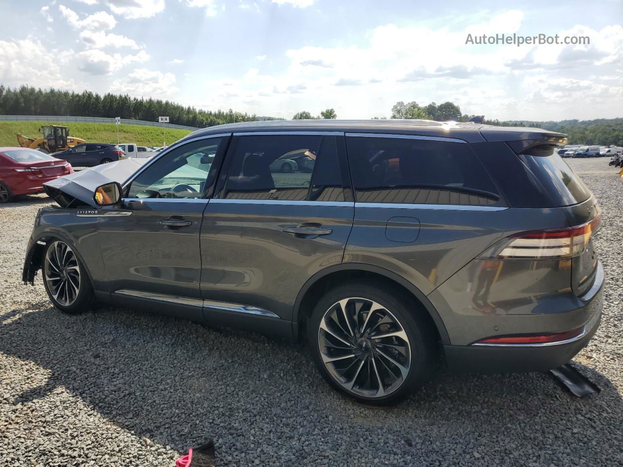 2020 Lincoln Aviator Reserve Gray vin: 5LM5J7XC3LGL09137