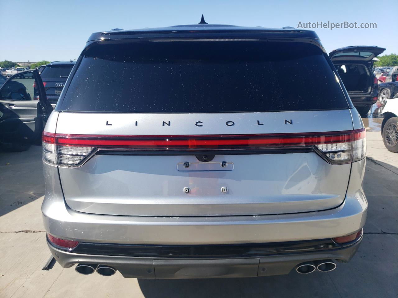 2020 Lincoln Aviator Reserve Серебряный vin: 5LM5J7XC3LGL26309