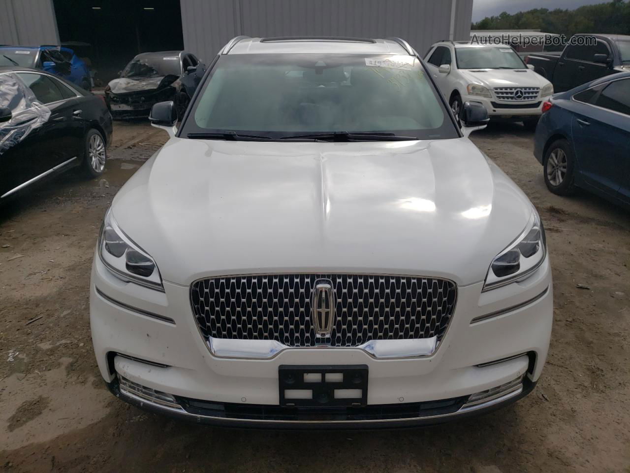 2020 Lincoln Aviator Reserve Белый vin: 5LM5J7XC4LGL01662