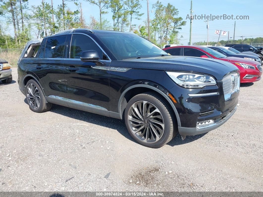 2020 Lincoln Aviator Reserve Black vin: 5LM5J7XC4LGL04836