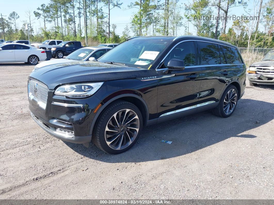 2020 Lincoln Aviator Reserve Black vin: 5LM5J7XC4LGL04836