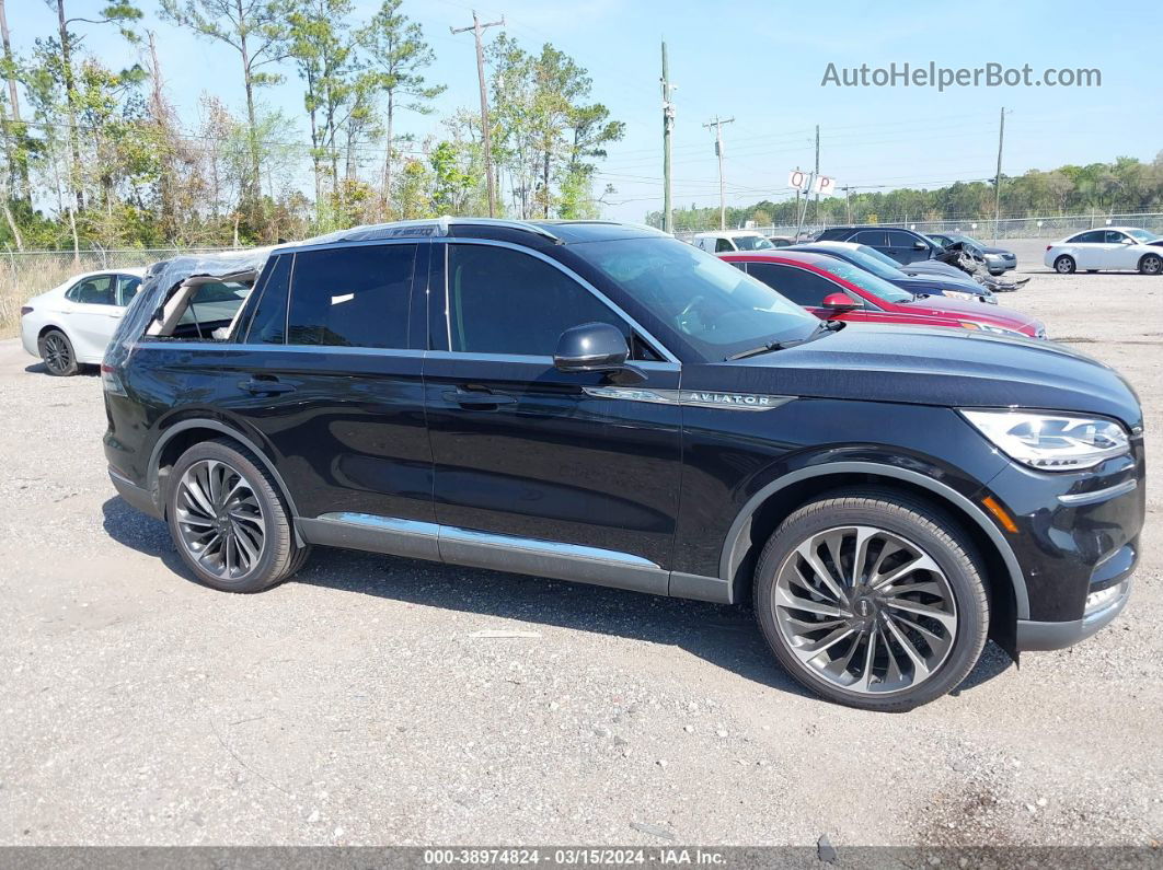 2020 Lincoln Aviator Reserve Black vin: 5LM5J7XC4LGL04836