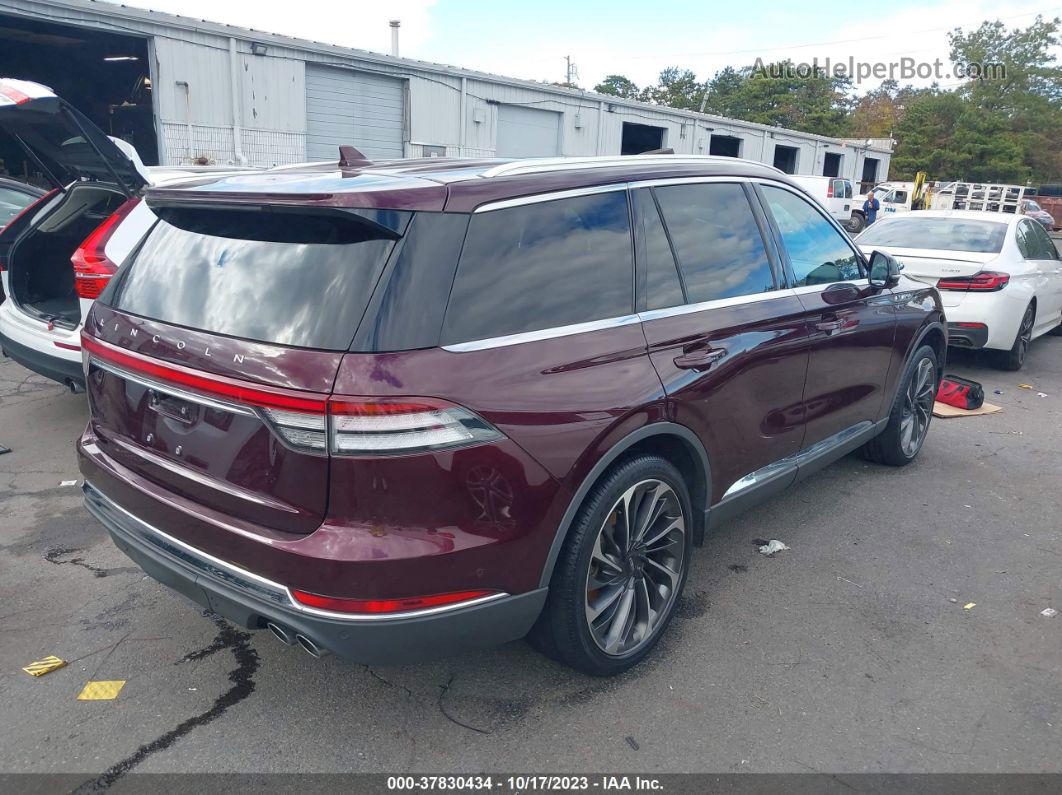 2020 Lincoln Aviator Reserve Maroon vin: 5LM5J7XC4LGL24570