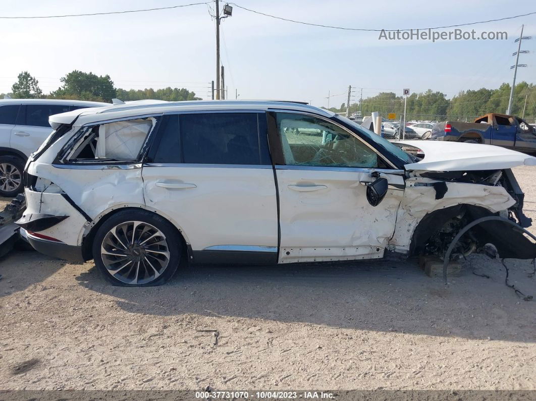 2020 Lincoln Aviator Reserve White vin: 5LM5J7XC6LGL11206