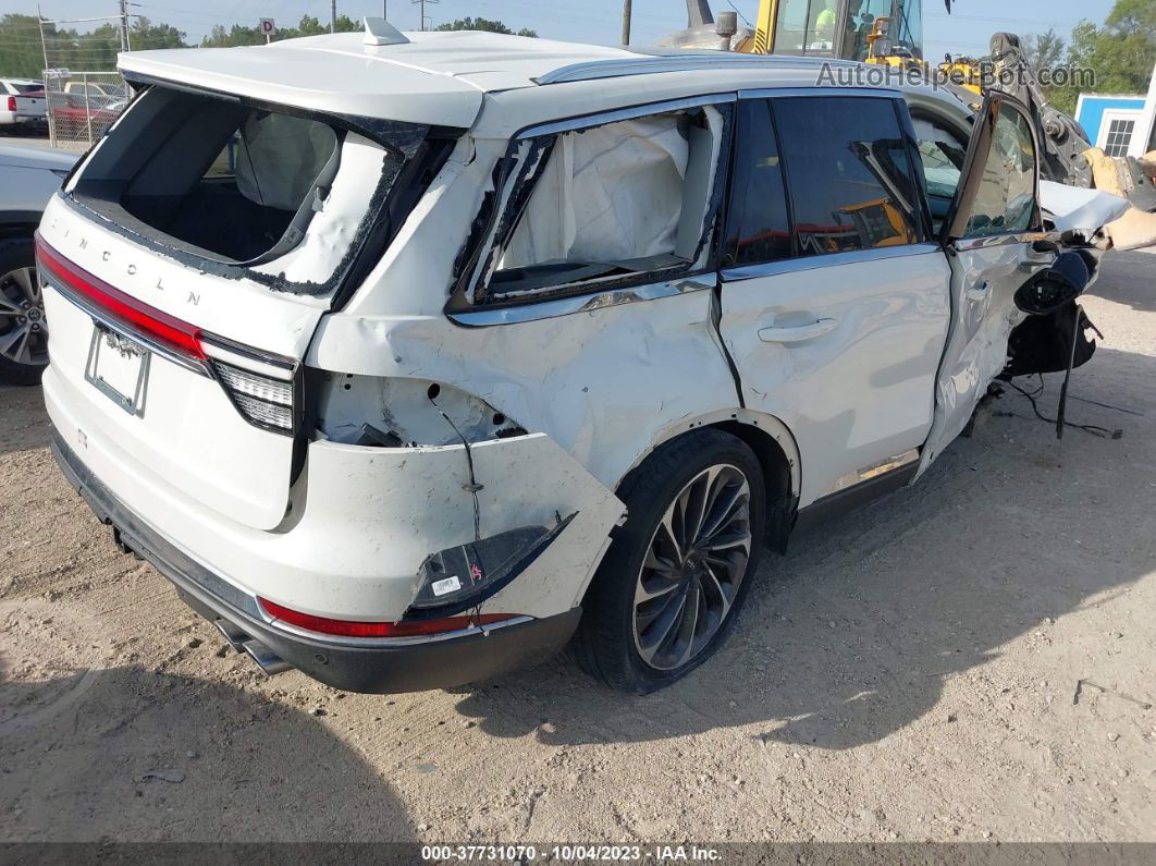 2020 Lincoln Aviator Reserve White vin: 5LM5J7XC6LGL11206