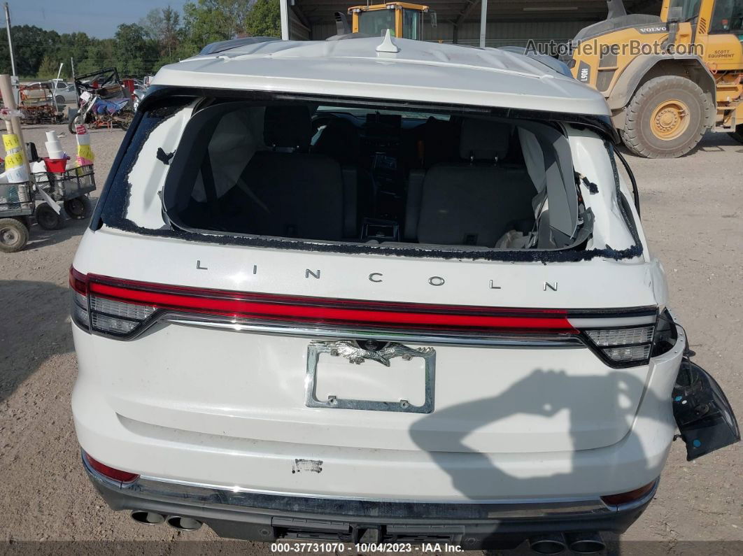 2020 Lincoln Aviator Reserve White vin: 5LM5J7XC6LGL11206